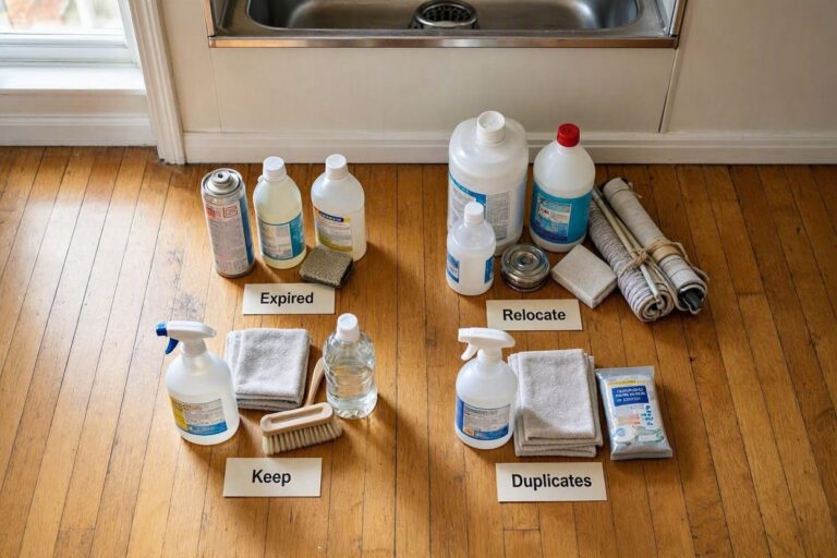 How to Store Cleaning Tools in a Small Apartment