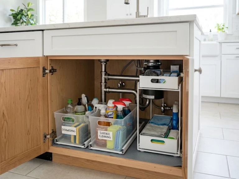 How to Finally Organize the Under-Sink Cabinet (Without Losing Your Mind)
